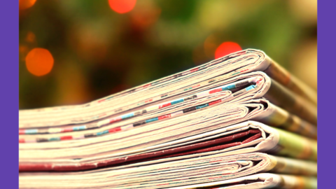 image of a stack of newspapers