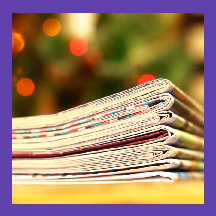 image of a stack of newspapers
