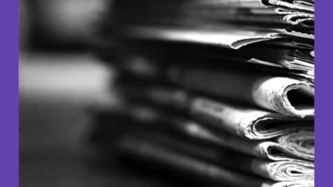 image of a stack of newspapers