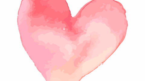 watercolor representation of a heart